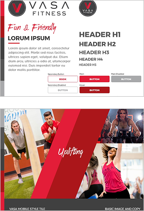 VASA style tile — brand direction